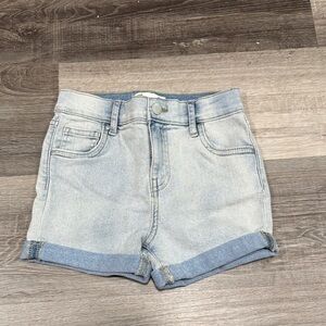 Cotton On Light Wash Rolled Hem Denim Shorts